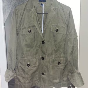Lands’ End safari jacket